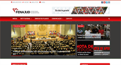 Desktop Screenshot of fenajud.org.br