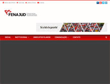 Tablet Screenshot of fenajud.org.br
